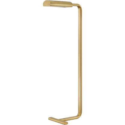 Renwick Floor Lamp by Hudson Valley. Made from brass in a modern style.