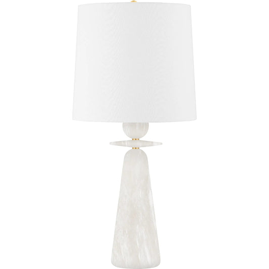Montgomery Table Lamp by Hudson Valley in aged brass. Made from brass in a modern style.