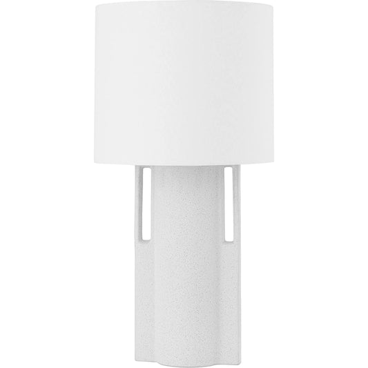 Sydney Table Lamp by Hudson Valley in aged brass. Made from ceramic in a modern style.