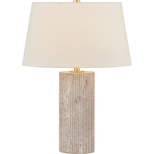 Highland Mills Table Lamp by Hudson Valley in aged brass. Made from ceramic in a unique style.
