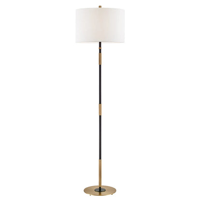 Bowery Floor Lamp by Hudson Valley. Made from brass in a modern style.