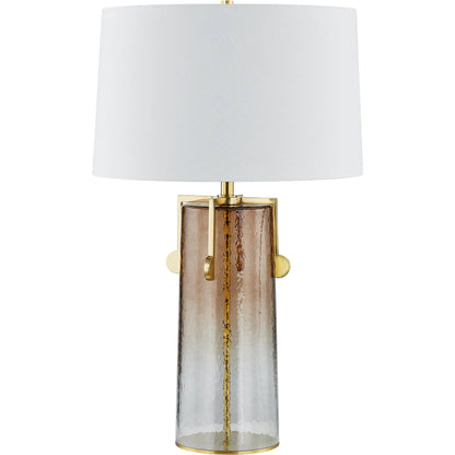 Wildwood Table Lamp by Hudson Valley in aged brass. Made from steel in a modern style.