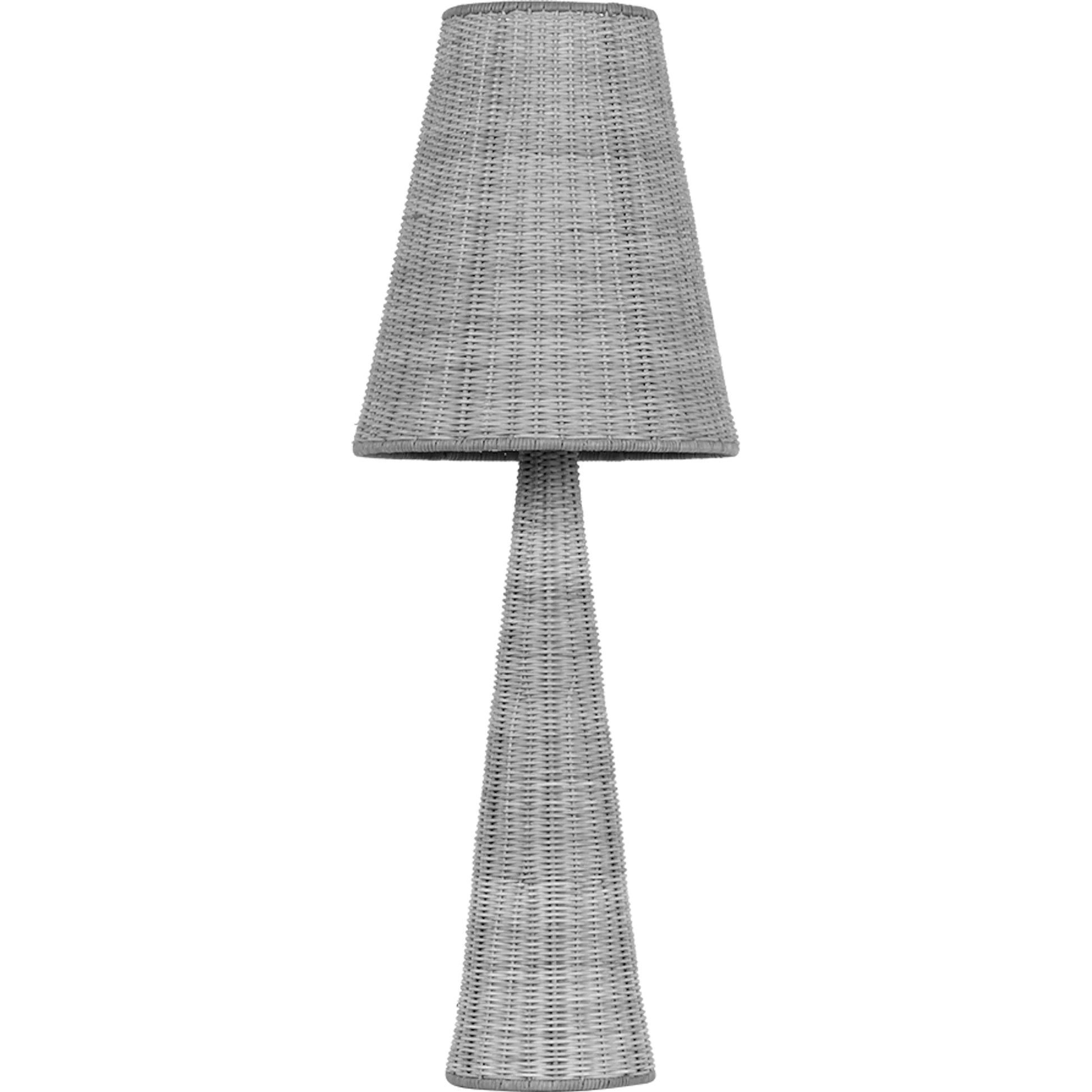 Fair Haven Table Lamp by Hudson Valley in aged brass. Made from natural woven in a rustic style.