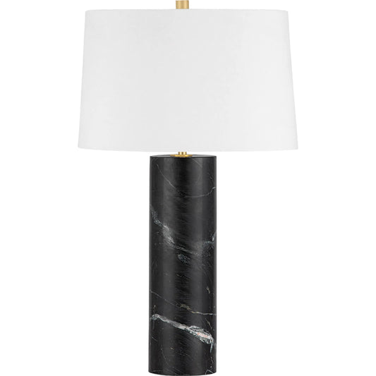 001 SI-2388416 | Primary Silo | Sprague Table Lamp by Hudson Valley in aged brass. Made from natural stone in a unique style.