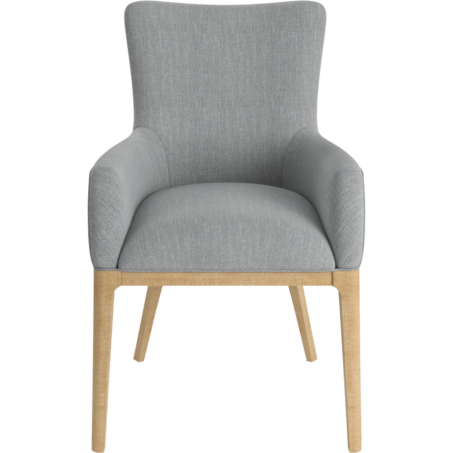 003 SI-2447955 | Additional Silo | Loft Upholstered Arm Chair by A.R.T. Furniture in gray and natural maple. Made from rubberwood in a transitional style.