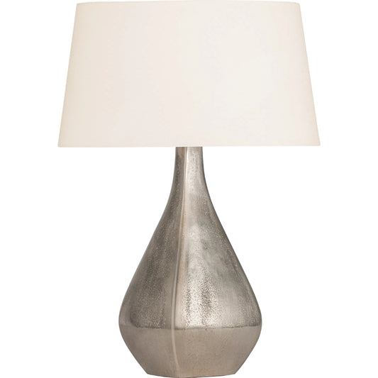 Fieldston Table Lamp by Hudson Valley in warm silver. Made from unique in a unique style.