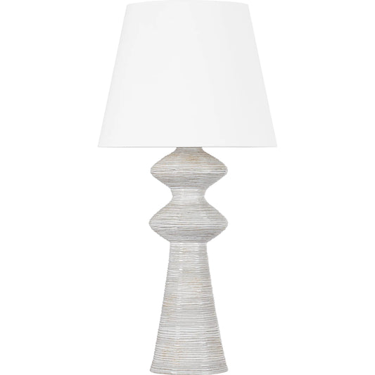 Steinway Table Lamp by Hudson Valley in aged brass, ceramic snowbank. Made from ceramic in a unique style.