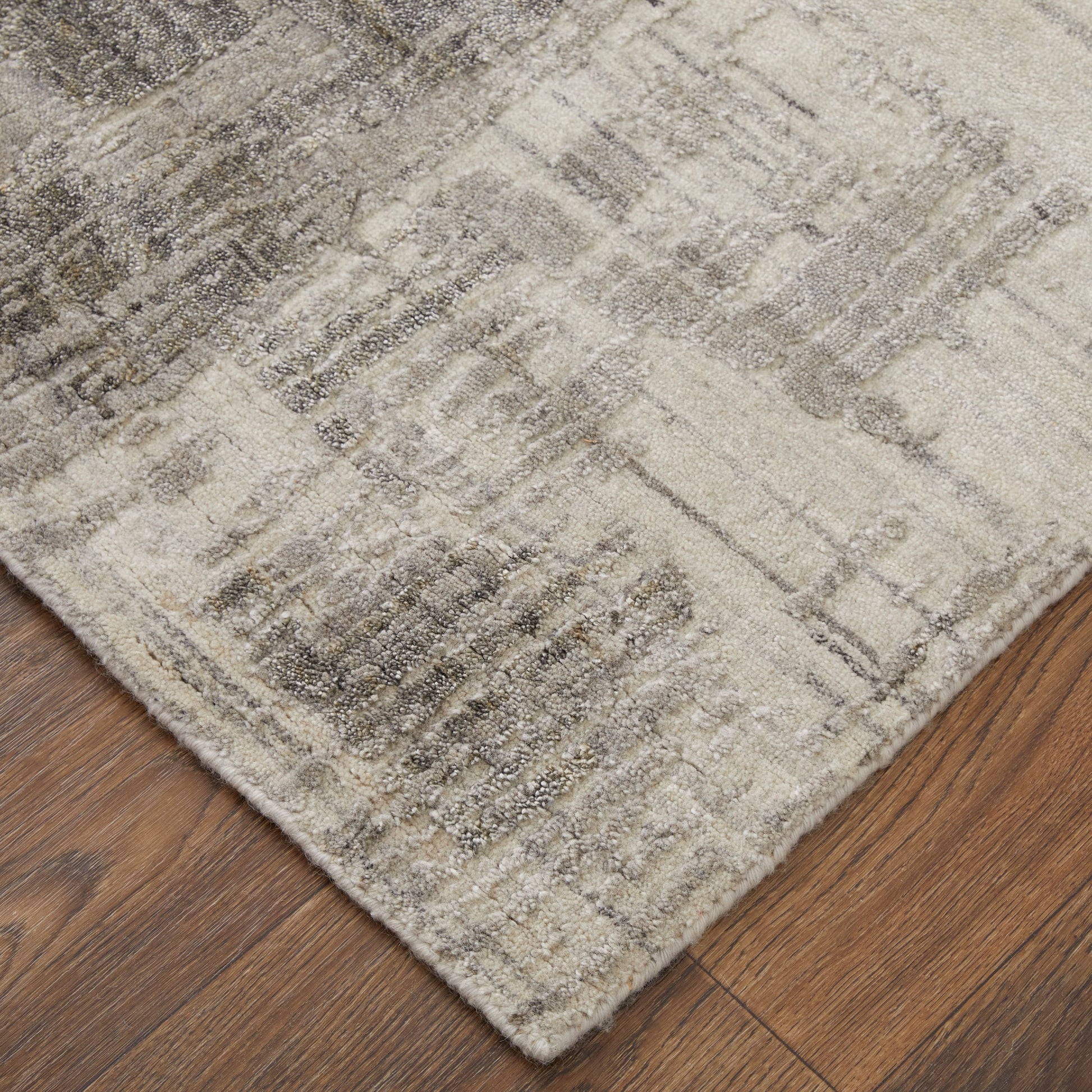 Eastfield Rug - 69AKF by Feizy in gray, ivory. Made from wool, viscose in a unique style.