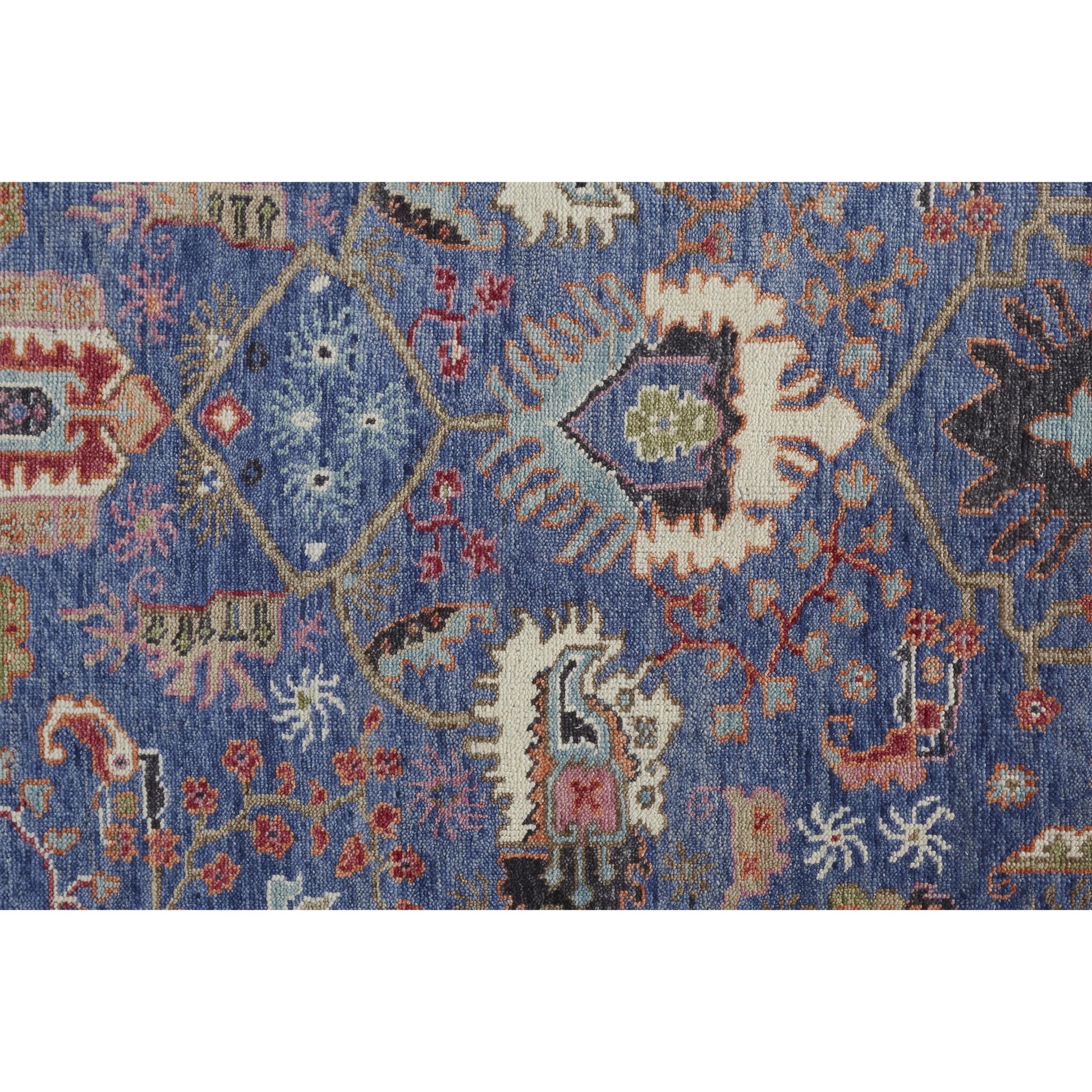 Beall Traditional Oriental Rug - 6708F by Feizy in blue, red. Made from wool in a unique style.