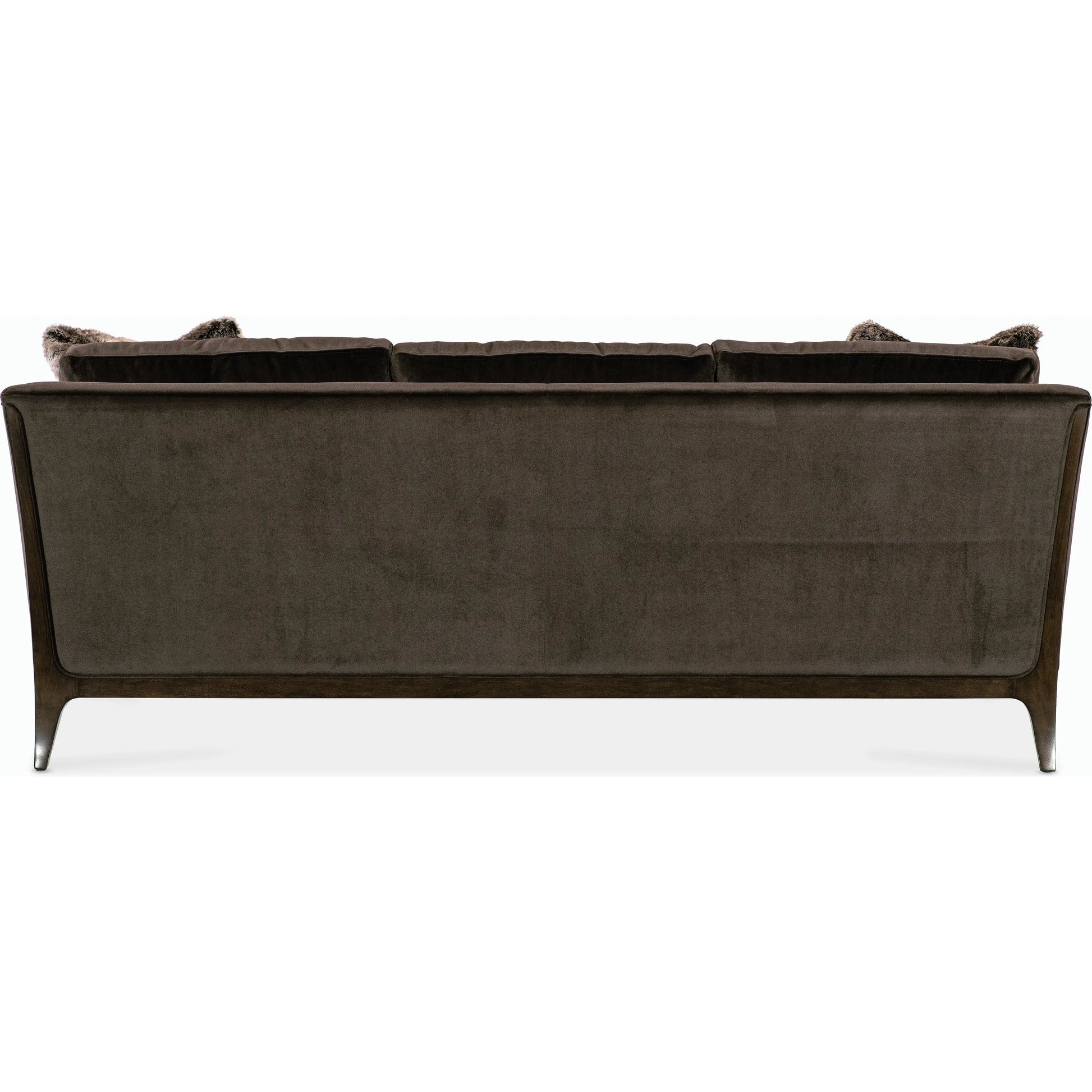 Sophia Sofa by Hooker Furniture in rich cathedral cherry. Made from unique in a modern style.