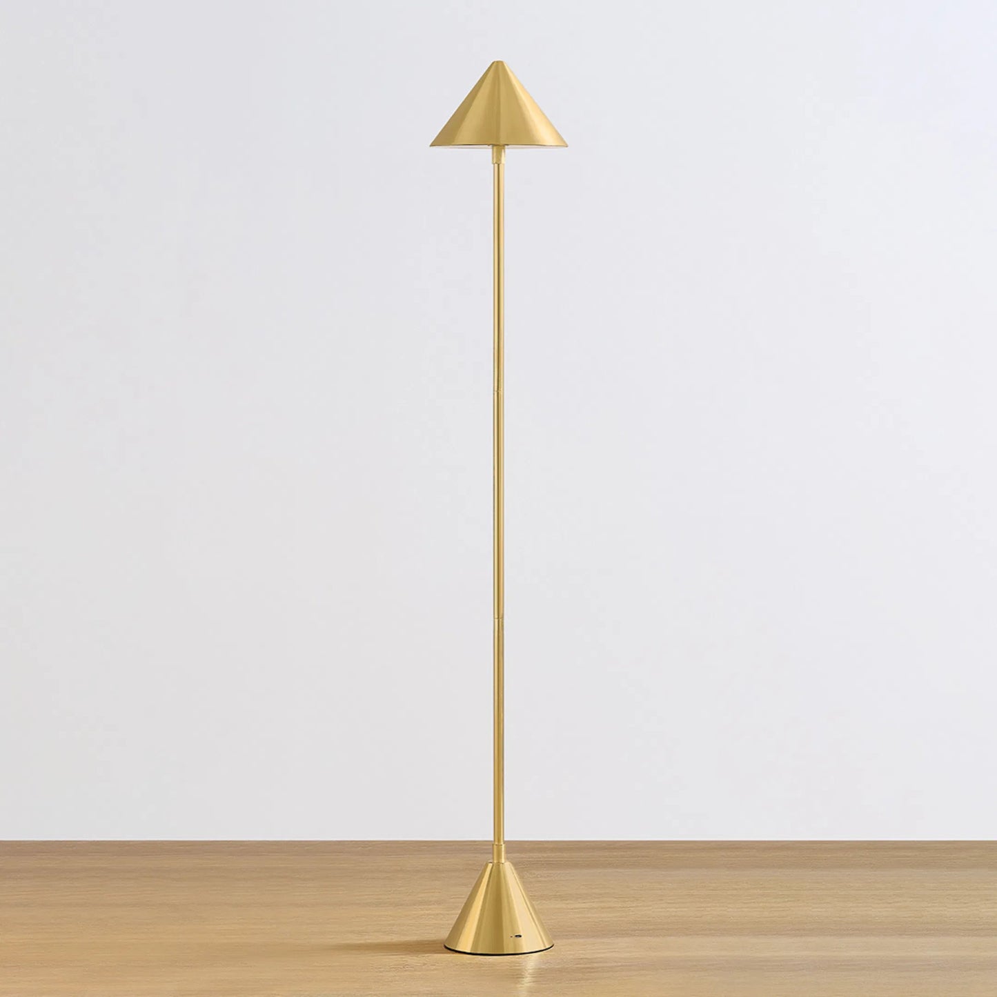 002 SI-2374415 | Additional Silo | Salma Rechargeable Floor Lamp by Hudson Valley in aged brass. Made from steel in a transitional style.
