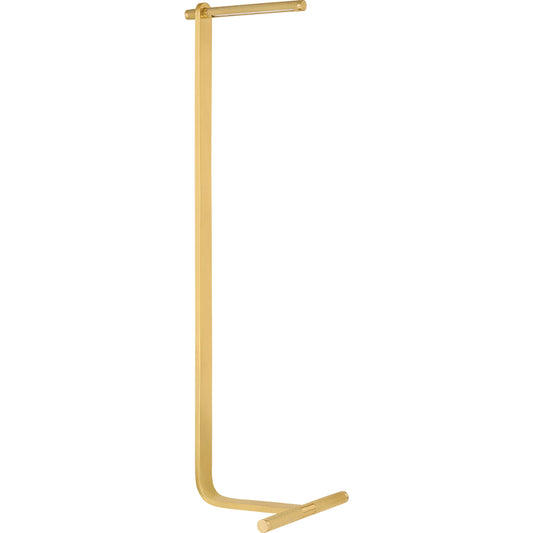 Deptford Floor Lamp by Hudson Valley in aged brass. Made from steel in a unique style.