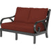 Monterey Outdoor Loveseat by Sunset West in browns. Made from aluminum in a cottage & farmhouse style.