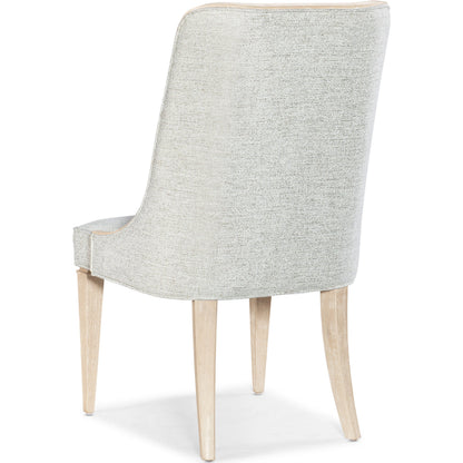 Nouveau Chic Host Chair (Set of 2) by Hooker Furniture in sand-silk linen and sandstone. Made from 100% polyester in a modern style.
