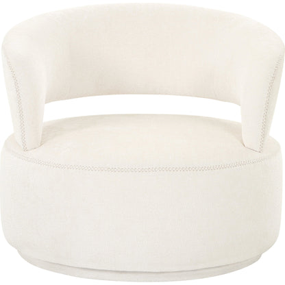 Piagia Swivel Chair by Pasargad Home. Made from polyester in a modern style.