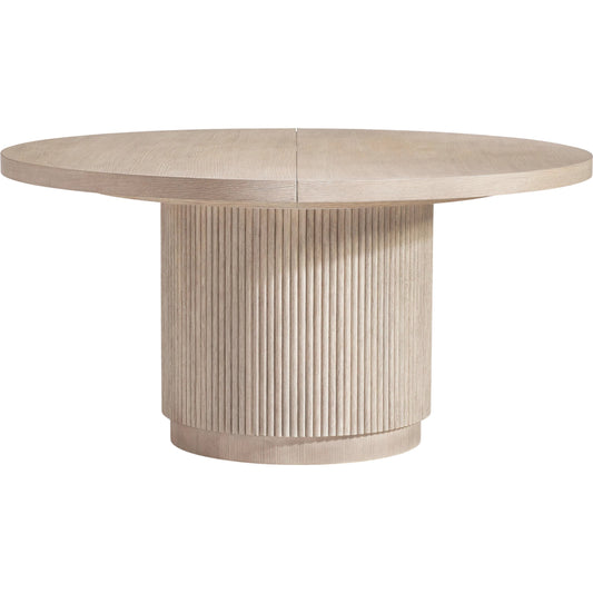 Lucerne Round Dining Table by Bernhardt in natural. Made from wood, resin in a unique style.