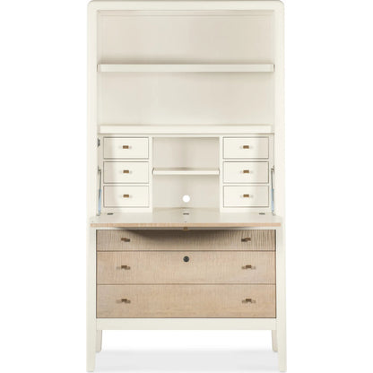 Hera Hub by Hooker Furniture in whites, creams, beiges and almond white, maple. Made from unique in a modern style.