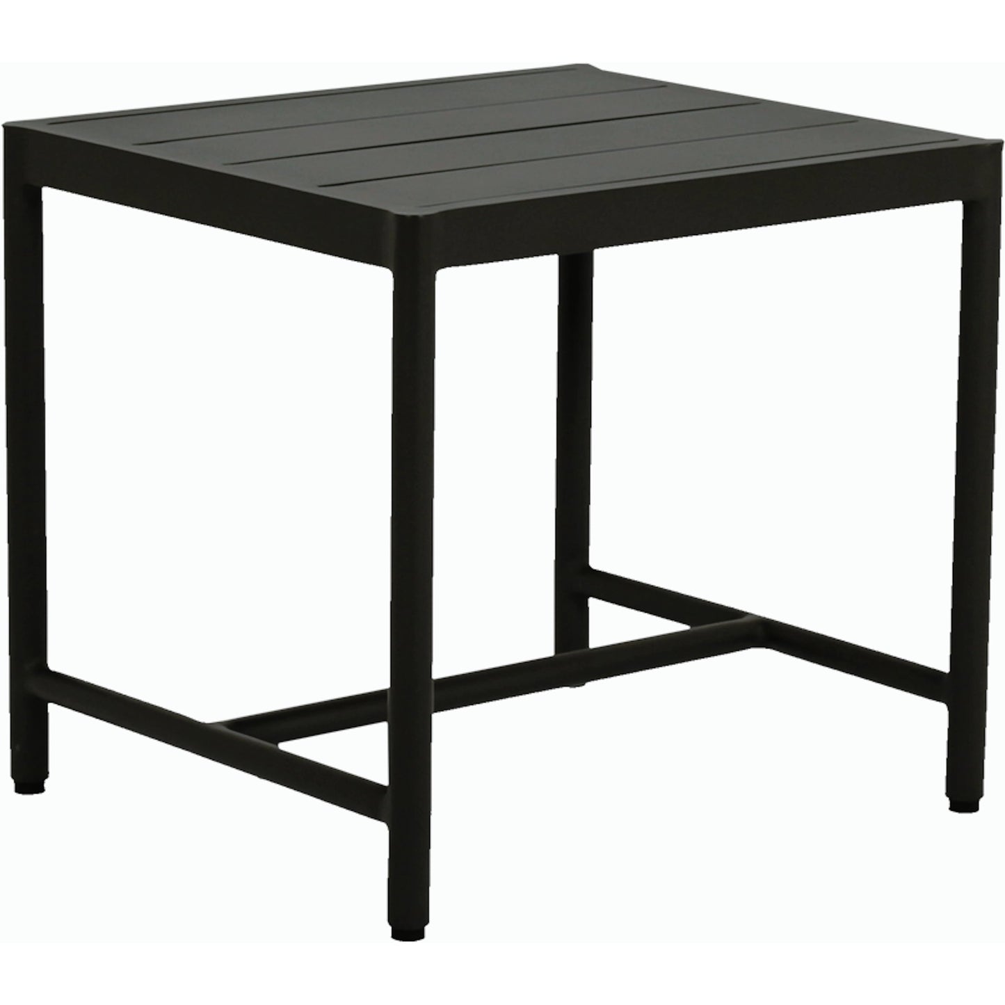 001 SI-2167116 | Additional Silo | Pietra Outdoor End Table by Sunset West in graphite. Made from olefin rope in a modern style.