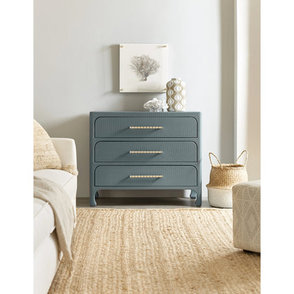 Serenity Cruiser Accent Chest by Hooker Furniture. Made from wood, raffia in a modern style.