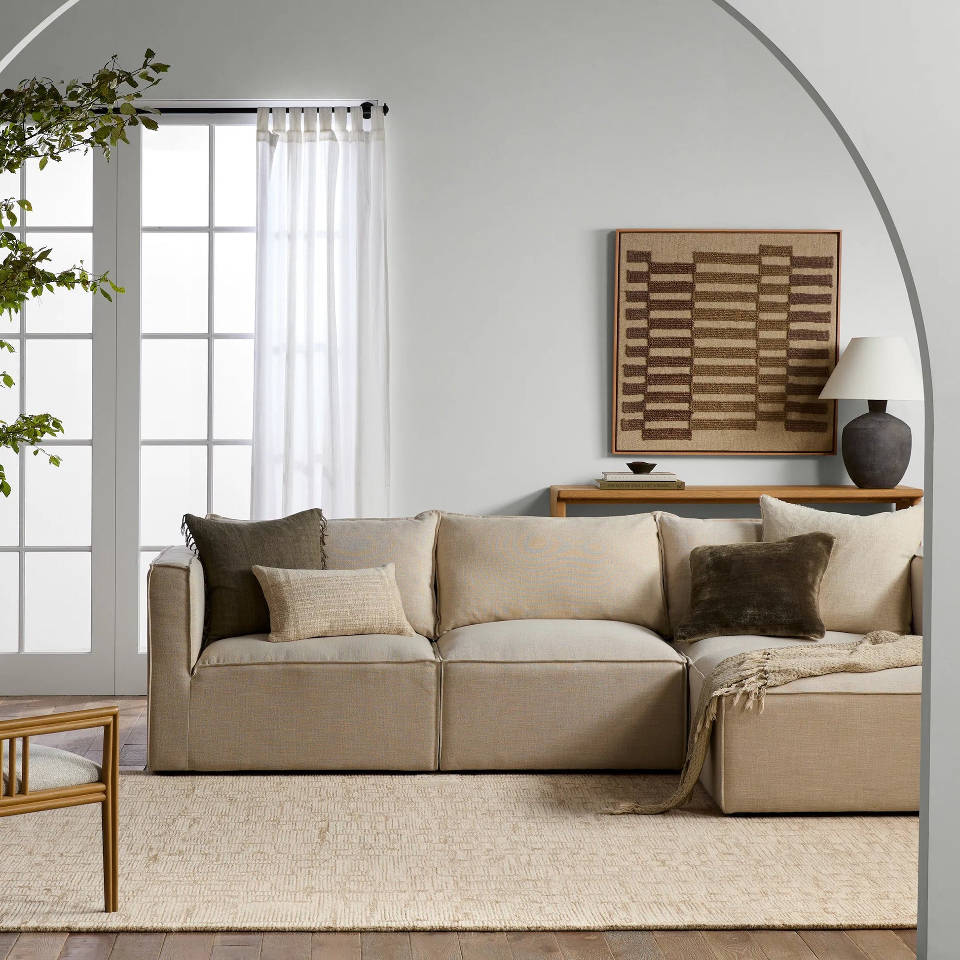 Labyrinth LAB02 Rug by Jaipur Living in ivory, cream. Made from 100% wool in a unique style.