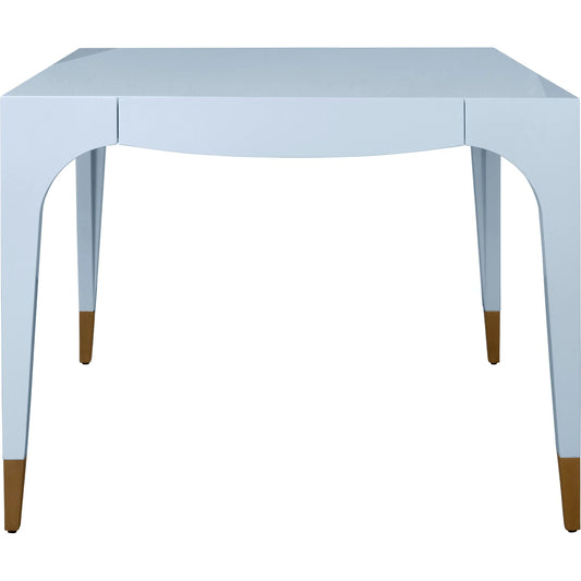 Lacey Square Tapered Leg, Two Drawer Game Table by Worlds Away. Made from unique in a unique style.