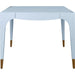 Lacey Square Tapered Leg, Two Drawer Game Table by Worlds Away. Made from unique in a unique style.