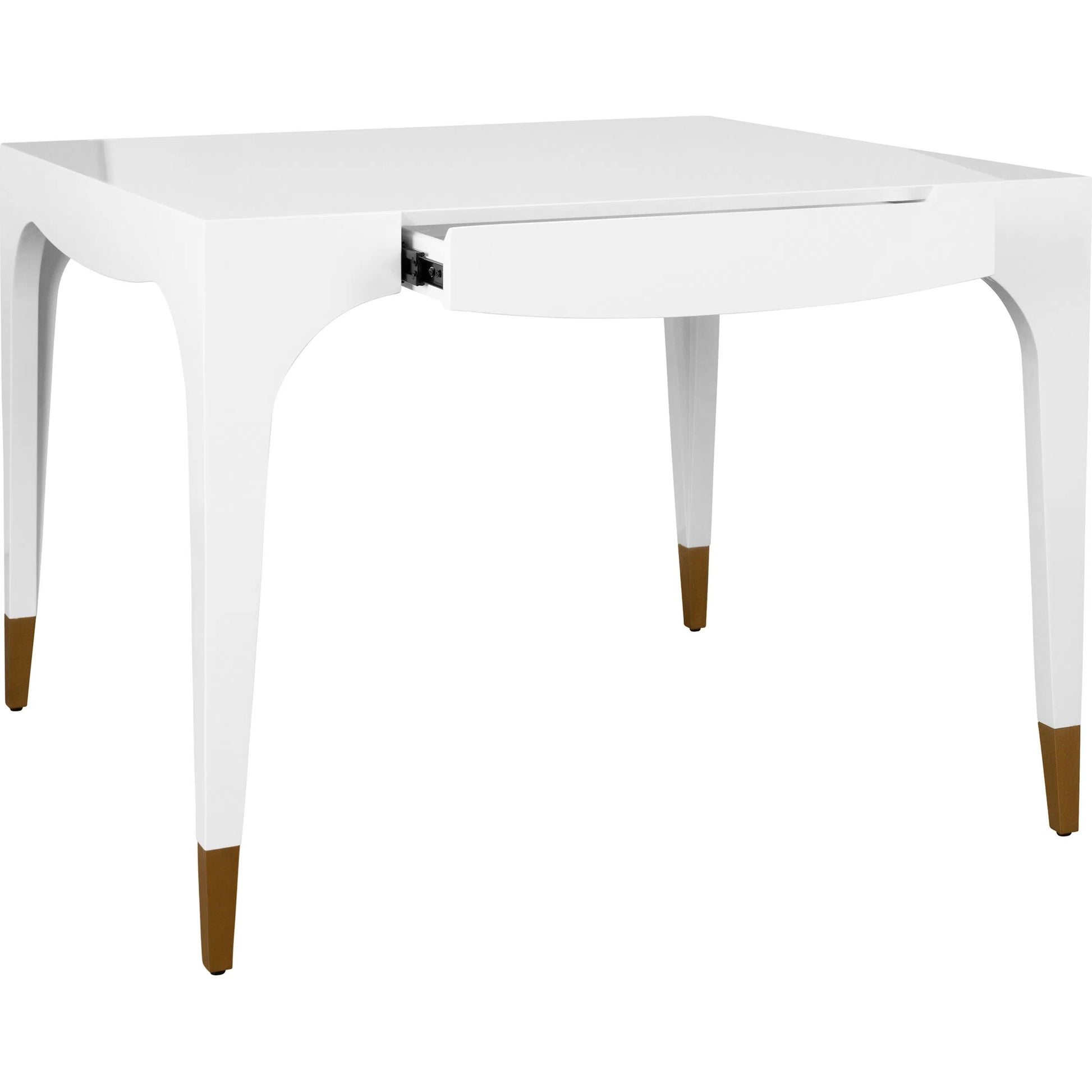 Lacey Square Tapered Leg, Two Drawer Game Table by Worlds Away. Made from unique in a unique style.