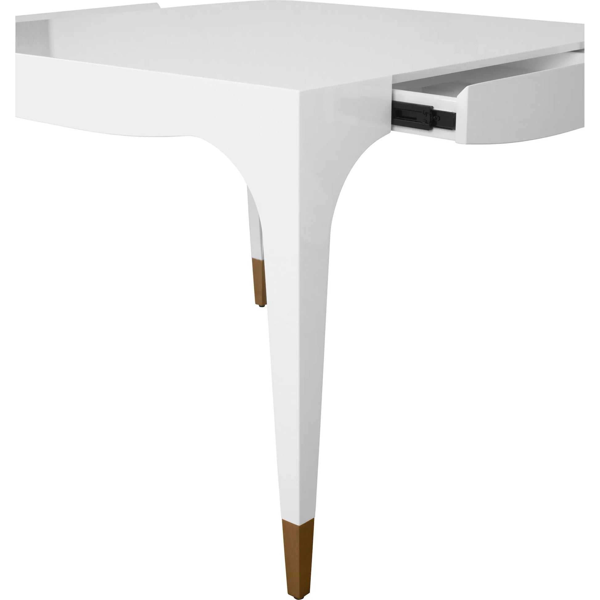 Lacey Square Tapered Leg, Two Drawer Game Table by Worlds Away. Made from unique in a unique style.
