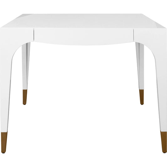 Lacey Square Tapered Leg, Two Drawer Game Table by Worlds Away. Made from unique in a unique style.