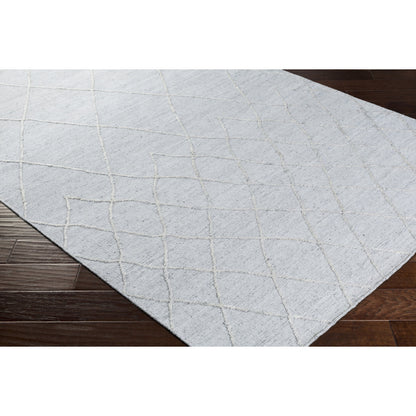 Landscape Rug - 19956 by Surya in off-white, gray, cream. Made from 90% wool, 10% viscose in a unique style.