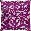 Ivory, Bright Purple, Camel / Down Feather / 20" x 20"