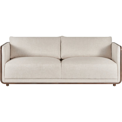 Sagrada Sofa, C-Ivory by A.R.T. Furniture in hazel. Made from parrwood in a transitional style.
