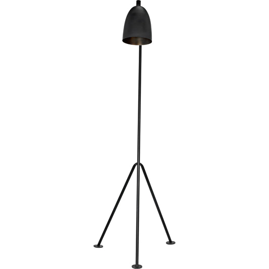 Asti Floor Lamp by Noir in metal. Made from metal in a modern style.