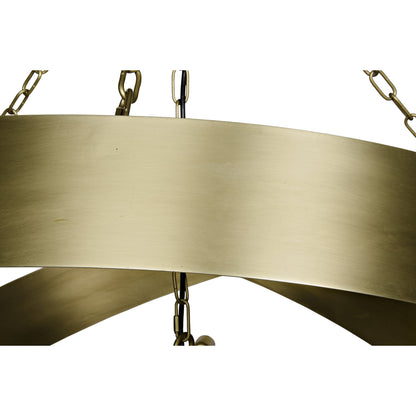 Orion Pendent by Noir in antique brass. Made from metal in a modern style.