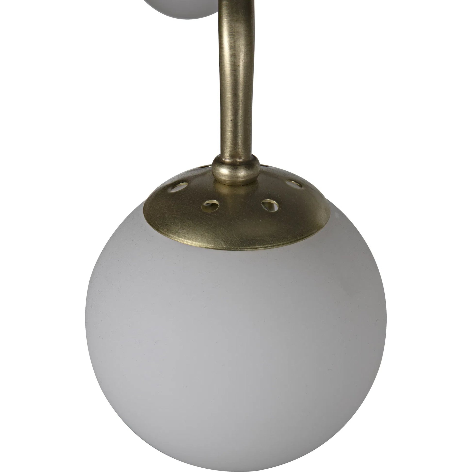 Larenta Chandelier by Noir in antique brass. Made from metal, glass in a modern style.