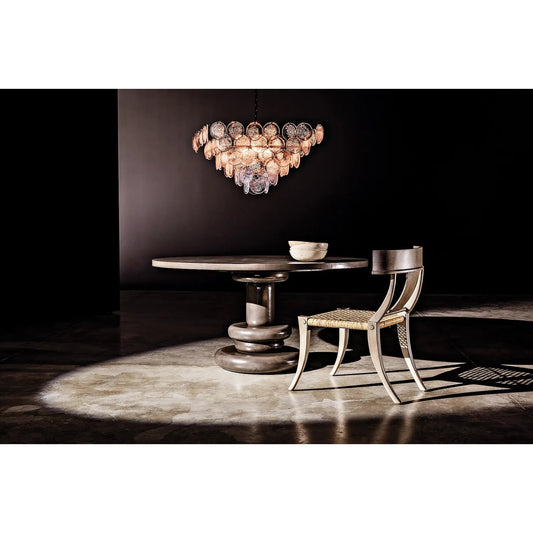 Scala Chandelier by Noir in metal, glass. Made from metal, glass in a eclectic & global style.