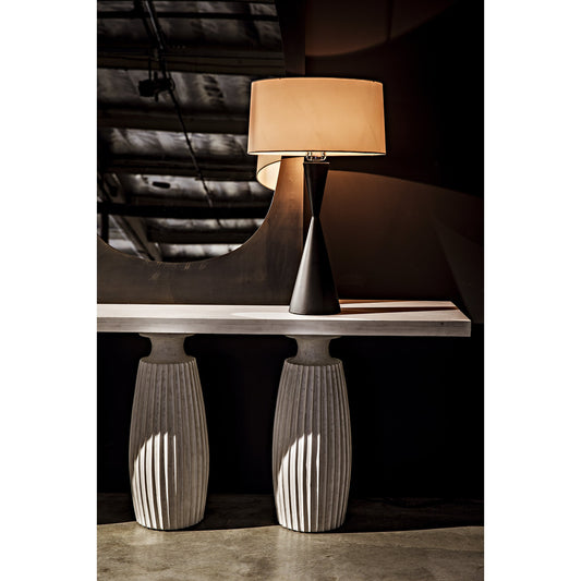 Noble Table Lamp with Shade by Noir in metal. Made from metal in a modern style.