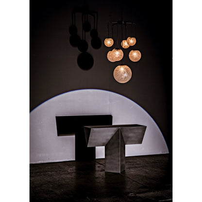 Artemis Chandelier by Noir in black metal. Made from metal in a modern style.