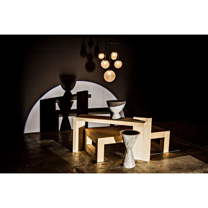 Artemis Chandelier by Noir in black metal. Made from metal in a modern style.