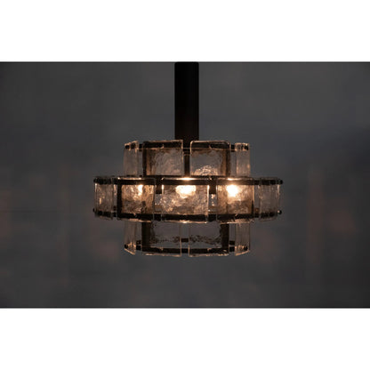 Bergdorf Pendant by Noir in black metal. Made from metal in a modern style.