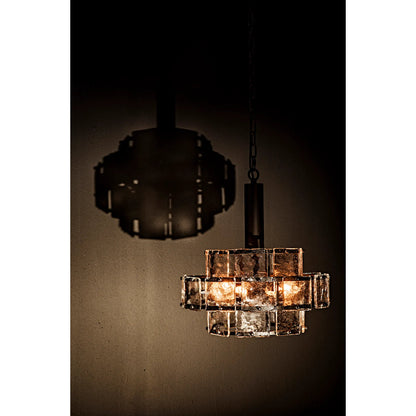 Bergdorf Pendant by Noir in black metal. Made from metal in a modern style.