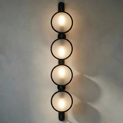 Ordo Sconce by Noir in black metal. Made from metal in a modern style.