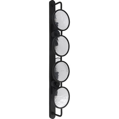 Ordo Sconce by Noir in black metal. Made from metal in a modern style.