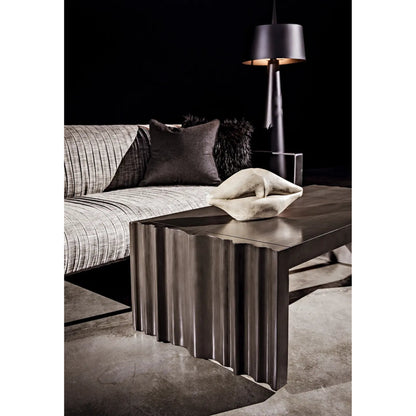 Moray Floor Lamp by Noir in black metal. Made from metal in a eclectic & global style.
