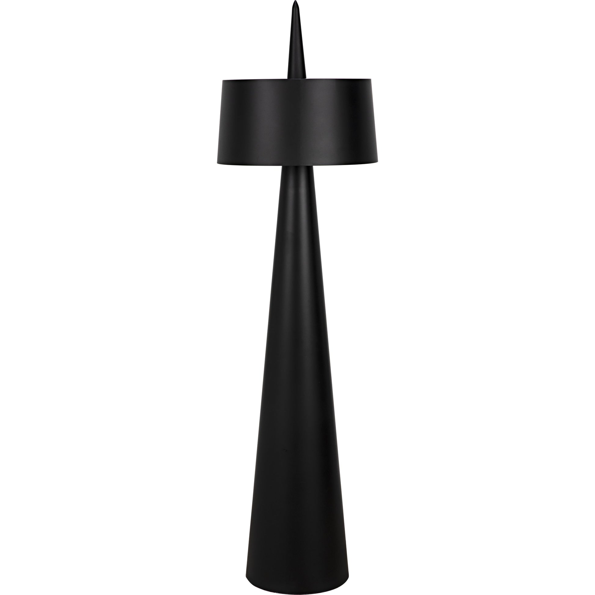 Moray Floor Lamp by Noir in black metal. Made from metal in a eclectic & global style.