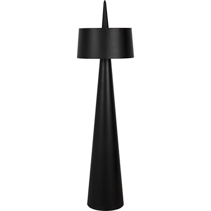 Moray Floor Lamp by Noir in black metal. Made from metal in a eclectic & global style.