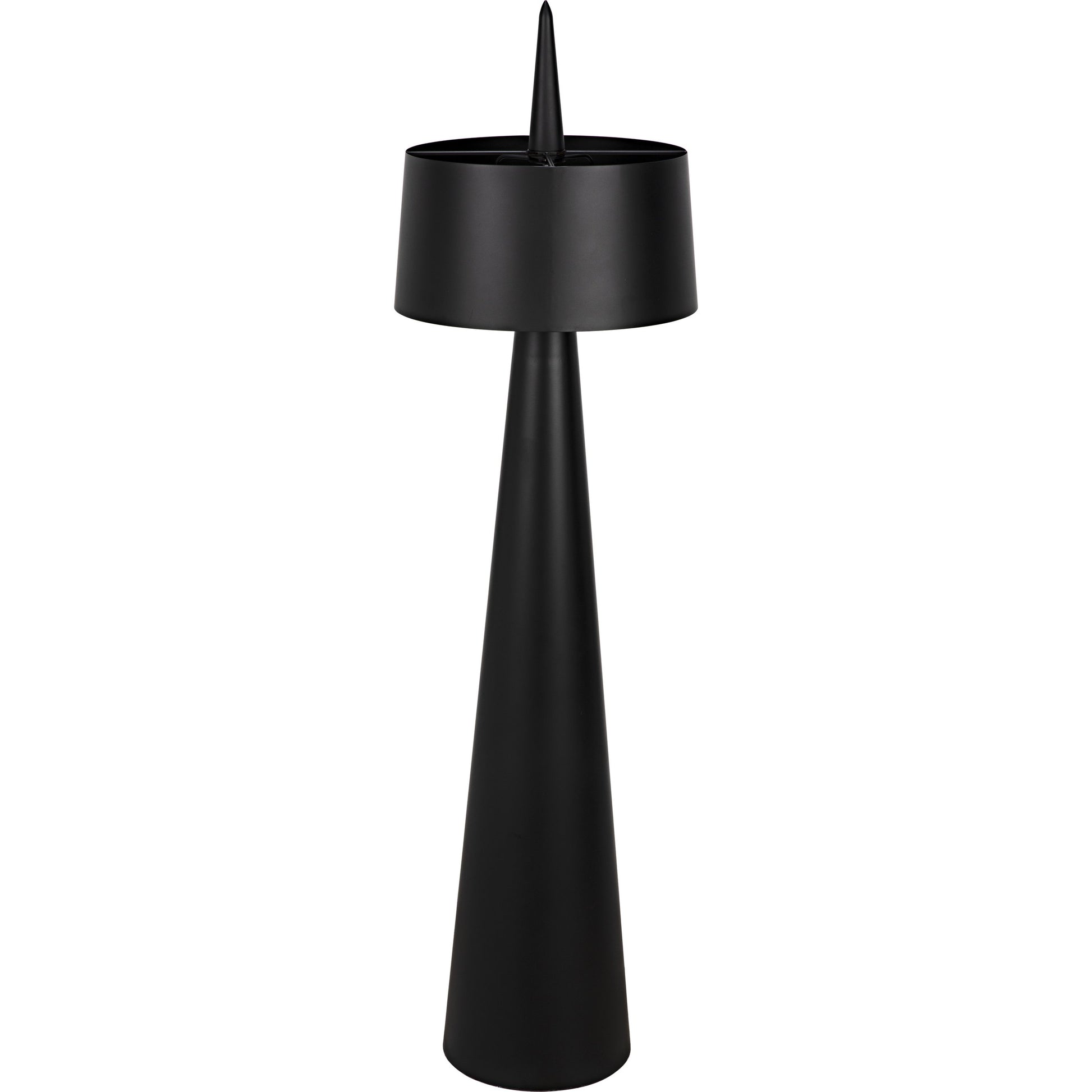 Moray Floor Lamp by Noir in black metal. Made from metal in a eclectic & global style.