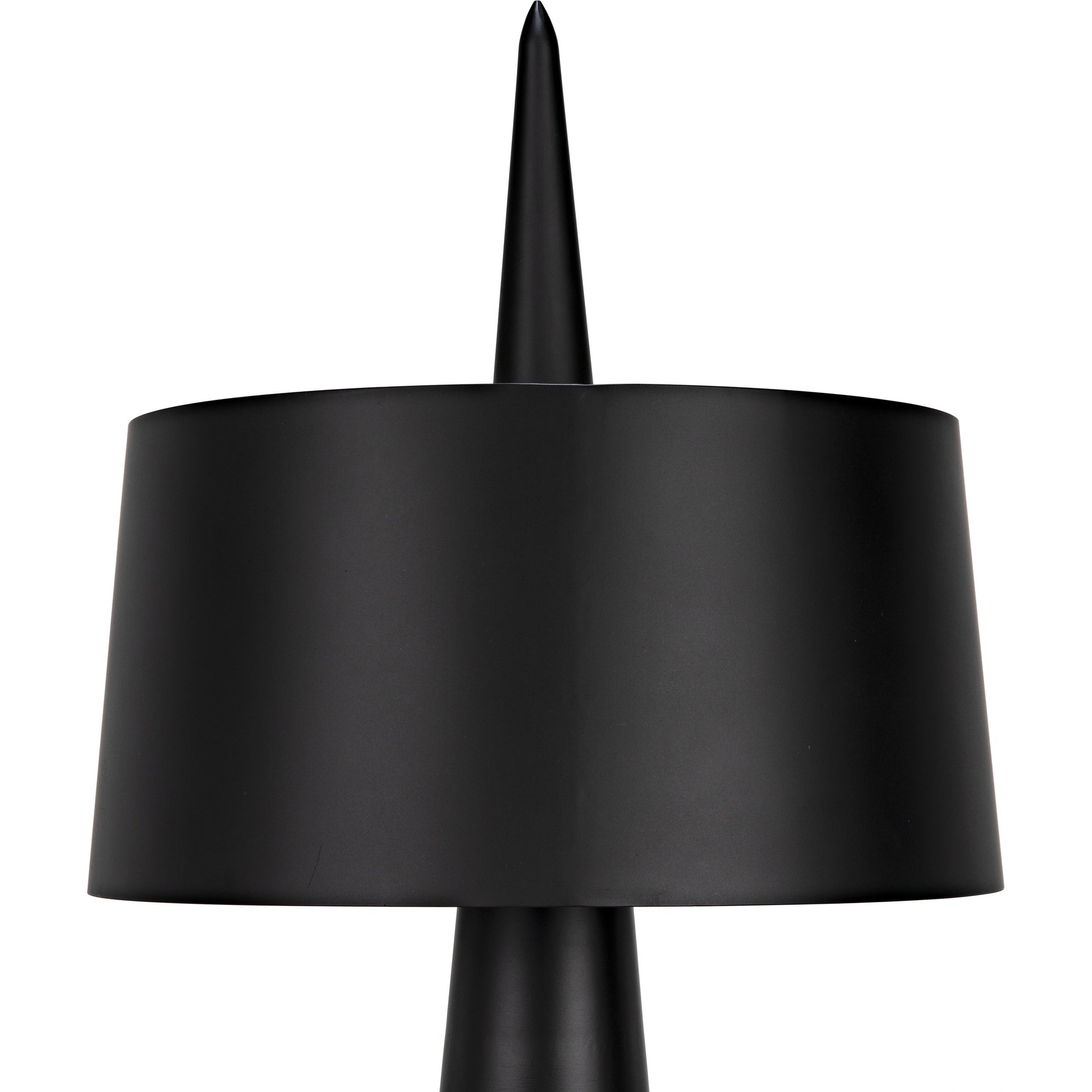 Moray Floor Lamp by Noir in black metal. Made from metal in a eclectic & global style.