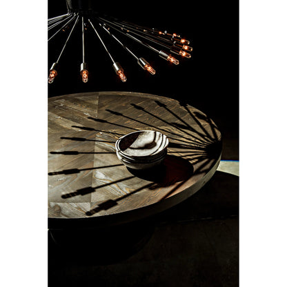 Lamberto Chandelier by Noir in black metal. Made from metal in a modern style.