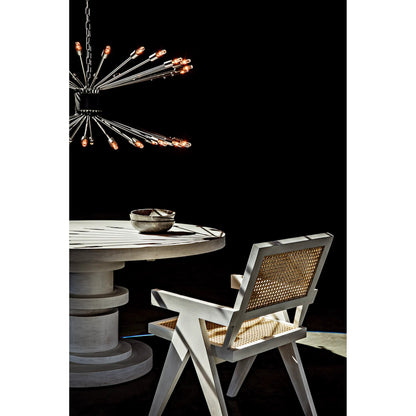 Lamberto Chandelier by Noir in black metal. Made from metal in a modern style.